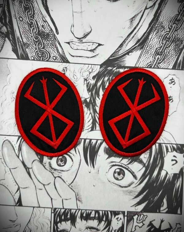 Berserk Brand of Sacrifice Emblem, Iron-On Patch
