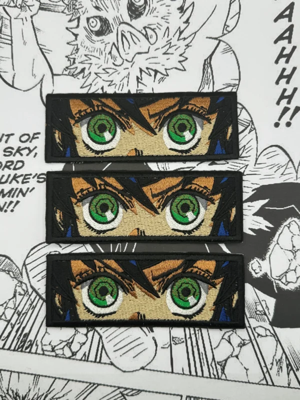 Demon Slayer Anime Inosuke Hashibira Iron on Embroidered Patch