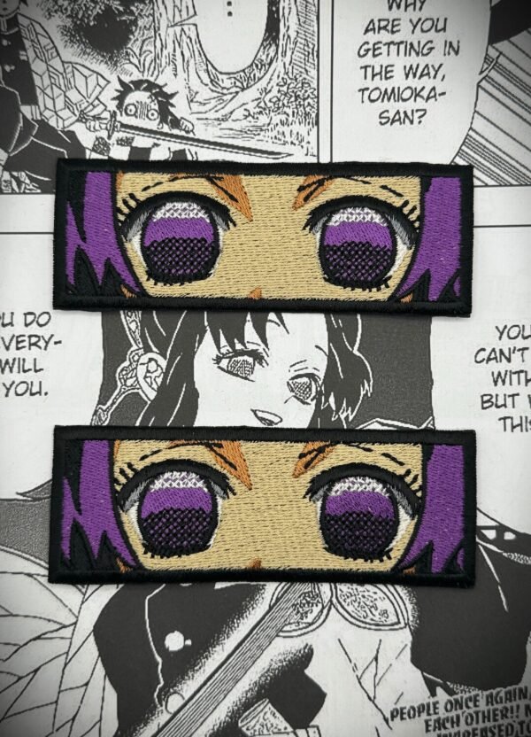 Demon Slayer Anime Shinobu Kocho Iron on Patch Embroidered