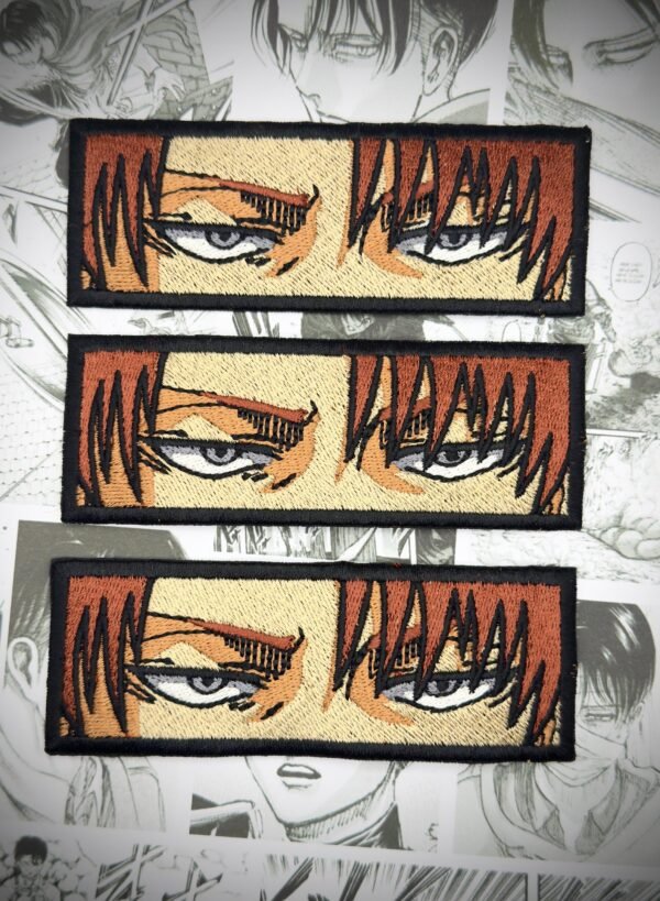 Levi Ackerman Attack on Titan Iron-On Embroidered Patch - Image 2