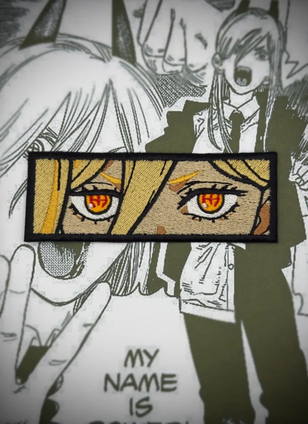 Chainsaw Man Power Embroidery Patch