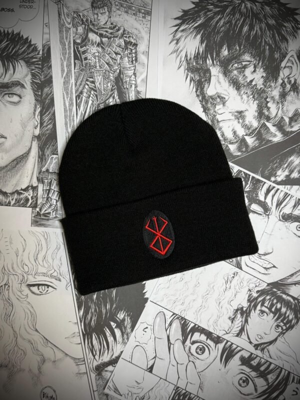 Anime Berserk Brand of Sacrifice Emblem, Embroidered Beanie