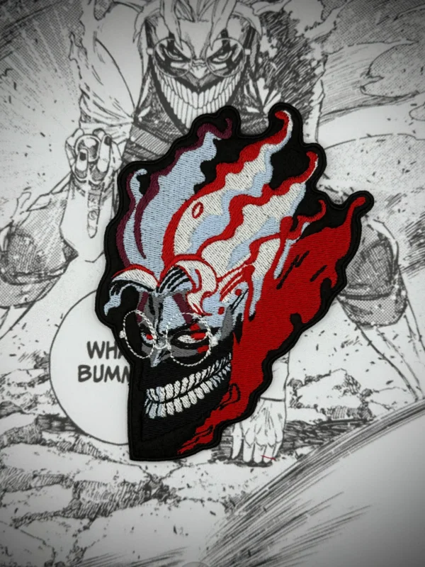 Okarun Ken Takakura from Dandadan Iron-On Embroidered Patch